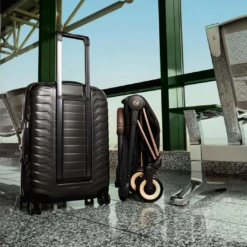 Cybex Coya Platinum Compact Stroller | Mirage Grey On Matt Black -Baby Products Store ffreqazknfy