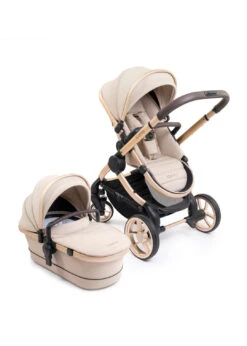 ICandy Peach 7 Pushchair Combo - Biscotti | Blonde Chassis