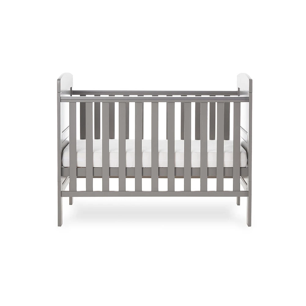 Obaby Grace Mini Cot Bed- Taupe Grey 4 Obaby Grace Mini Cot Bed- Taupe Grey - Image 4