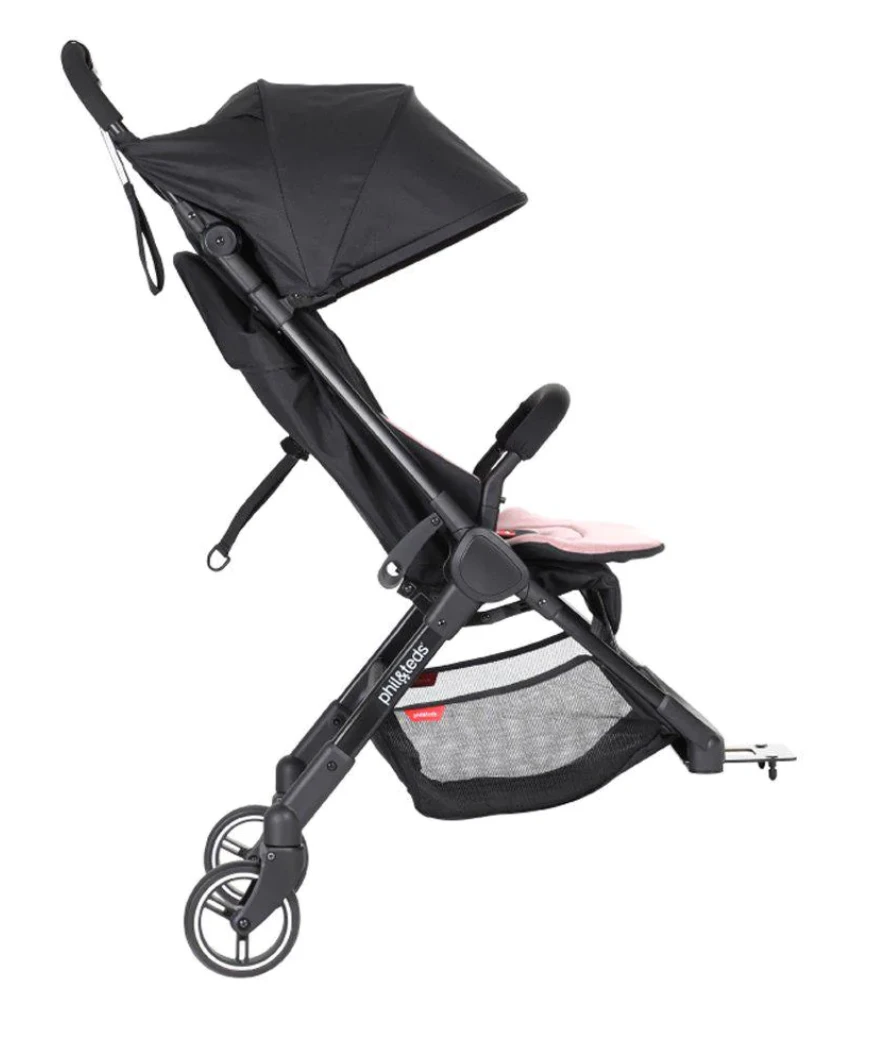 Phil & Teds Go Double Kit + Liner - Blush Pink 1 Phil & Teds Go Double Kit + Liner - Blush Pink