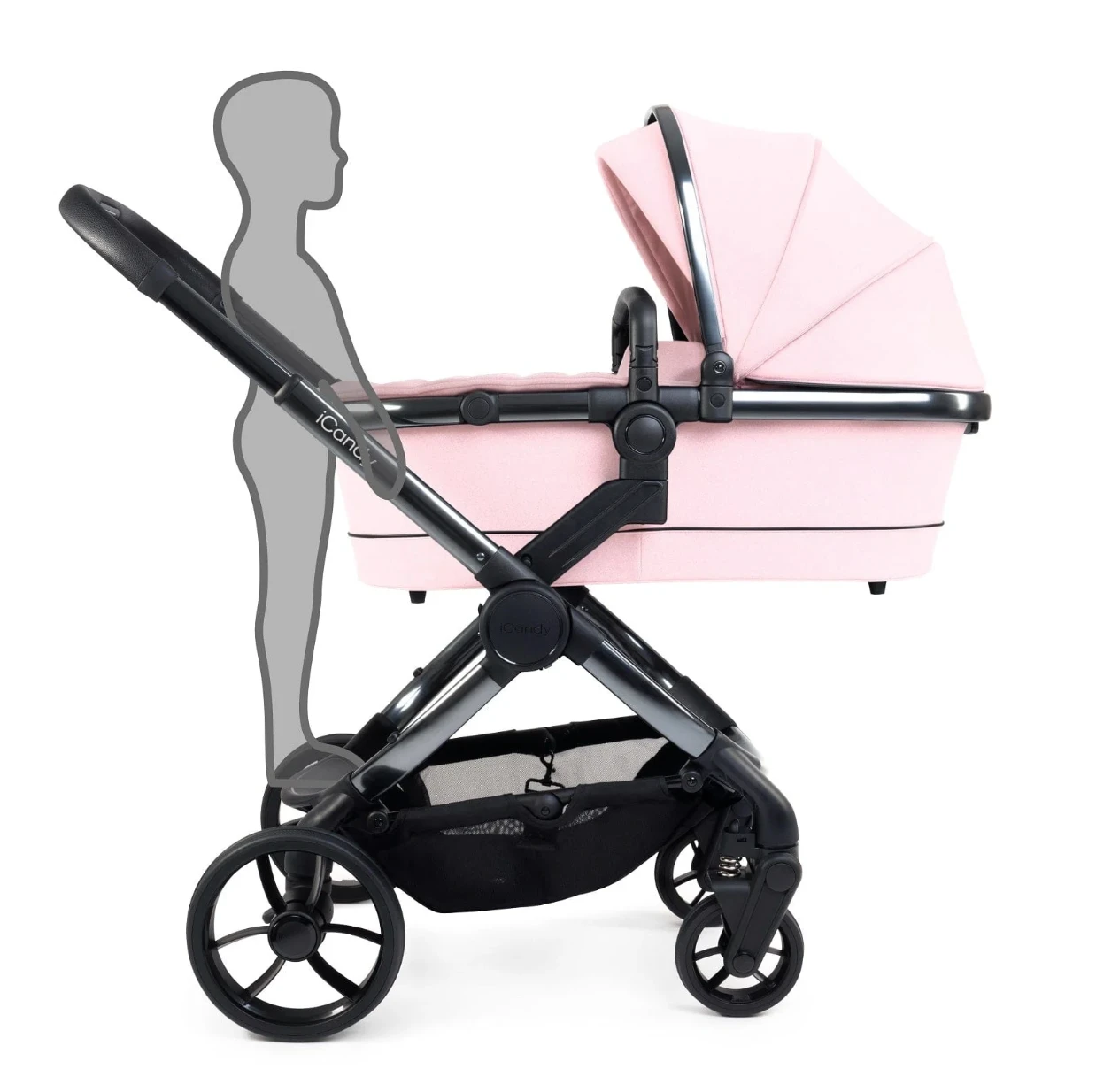 ICandy Peach 7 Pushchair & Cybex Cloud T Travel System | Blush On Phantom 6 ICandy Peach 7 Pushchair & Cybex Cloud T Travel System | Blush On Phantom - Image 6