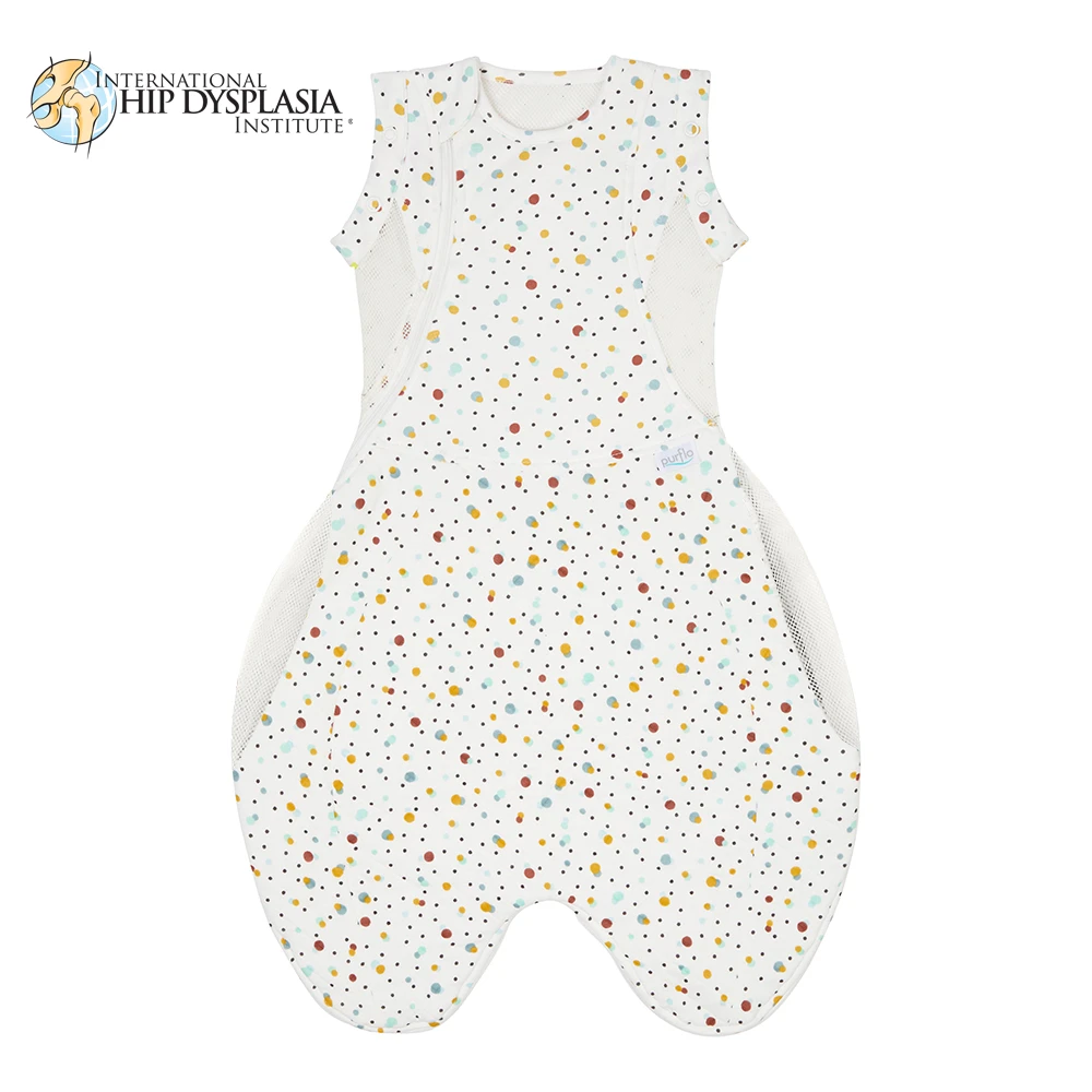 Purflo Swaddle To Sleep 0.5tog Lightweight (0-4 Months) - Scandi Spot 3 Purflo Swaddle To Sleep 0.5tog Lightweight (0-4 Months) - Scandi Spot - Image 3