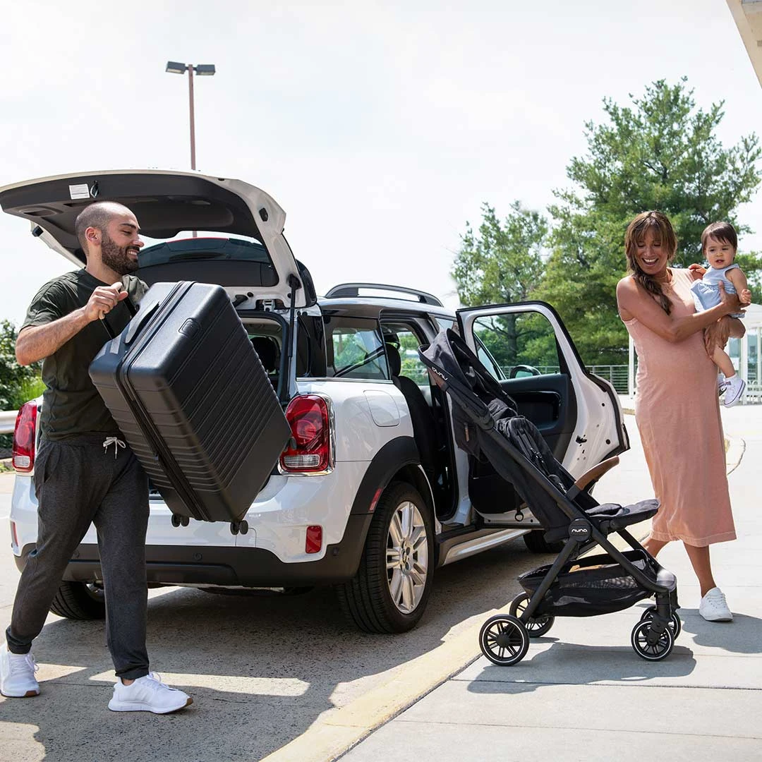 Nuna TRVL Compact Stroller - Hazelwood (Includes Travel Bag & Raincover) 13 Nuna TRVL Compact Stroller - Hazelwood (Includes Travel Bag & Raincover) - Image 13