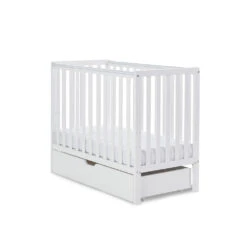 Obaby Bantam Space Saver Cot & Under Drawer - White -Baby Products Store gl4bkp3pu44