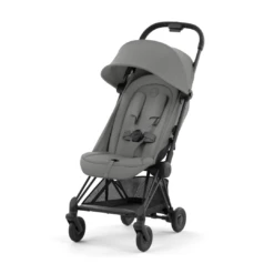 Cybex Coya Platinum Compact Stroller | Mirage Grey On Matt Black