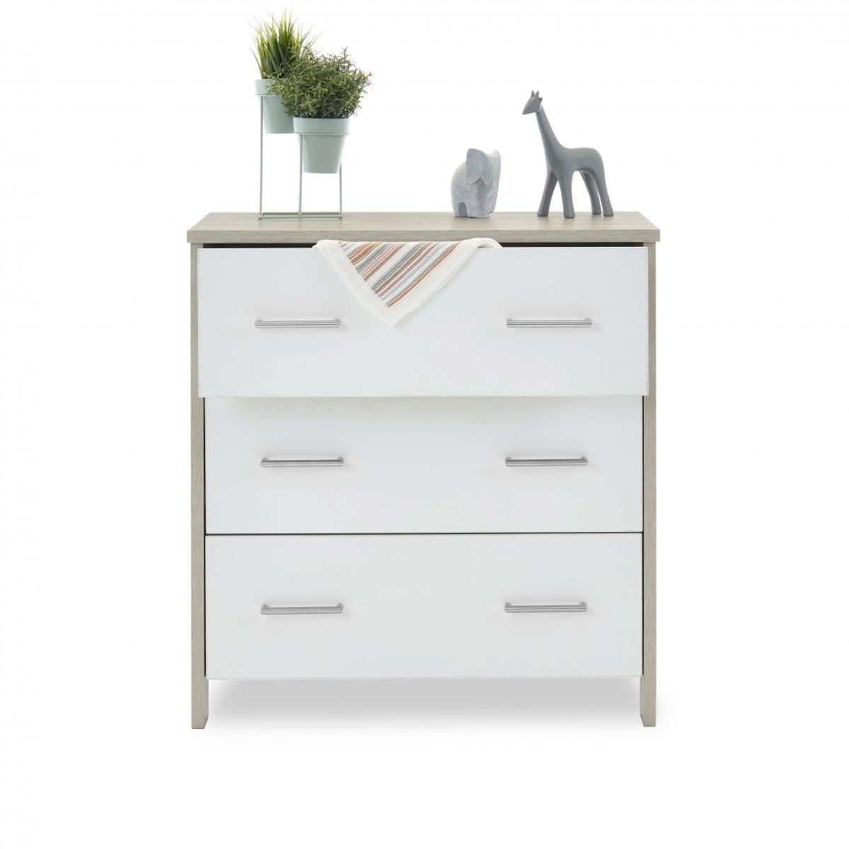 Obaby Nika Mini 3 Piece Room Set & Underdrawer - Grey Wash & White 12 Obaby Nika Mini 3 Piece Room Set & Underdrawer - Grey Wash & White - Image 12