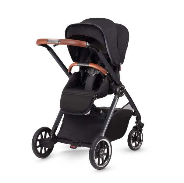 Silver Cross Reef Pushchair, Newborn Pod & Cybex Cloud T Travel Pack - Orbit Black 4 Silver Cross Reef Pushchair, Newborn Pod & Cybex Cloud T Travel Pack - Orbit Black - Image 4