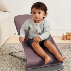 Babybjorn BABYBJÖRN Baby Bouncer Bliss Cotton Classic Quilt | Dark Purple -Baby Products Store idubukivche