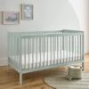CuddleCo Nola Cot Bed | Sage Green