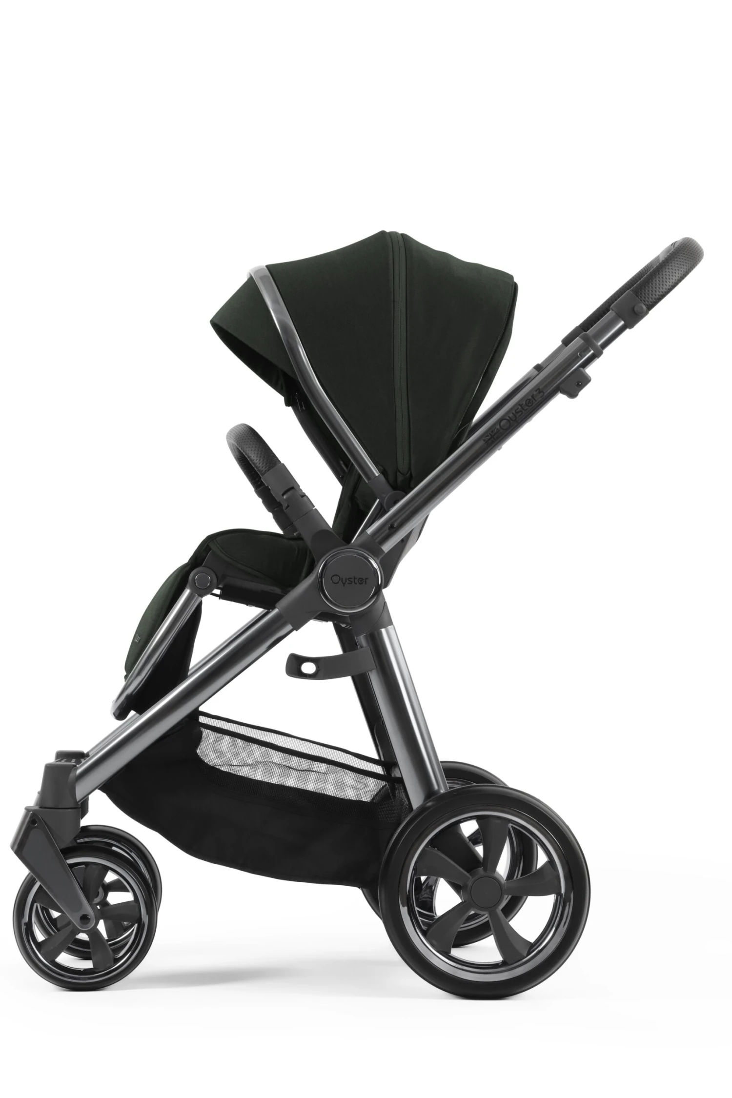 Oyster 3 Luxury 7 Piece Capsule Travel System | Black Olive (Gun Metal Chassis) 4 Oyster 3 Luxury 7 Piece Capsule Travel System | Black Olive (Gun Metal Chassis) - Image 4
