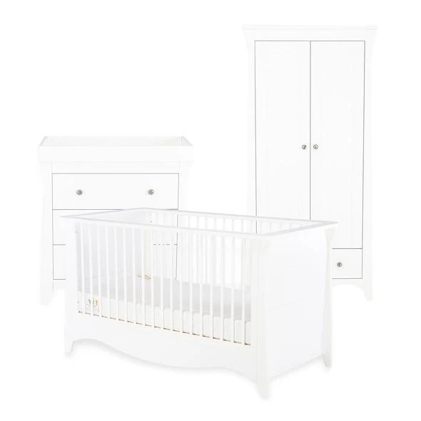 CuddleCo Clara 3PC Room Set | White 1 CuddleCo Clara 3PC Room Set | White