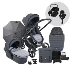 ICandy Peach 7 Pushchair & Maxi Cosi Pebble 360 PRO Travel System Bundle | Truffle On Phantom