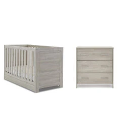 Obaby Nika 2 Piece Room Set & Underdrawer- Grey Wash