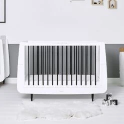 SnuzKot Skandi Cot Bed- Mono -Baby Products Store jv1bjaa2s2y