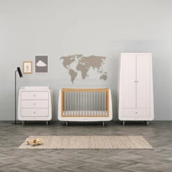SnuzKot Skandi 3pc Nursery Furniture Set | Grey -Baby Products Store jwnimrxxvae