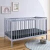 CuddleCo Nola Cot Bed | Flint Blue