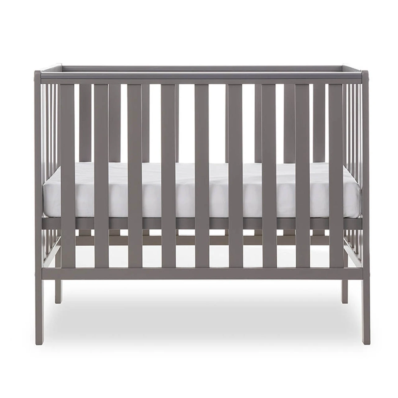 Obaby Bantam Space Saver Cot, Under Drawer & Fibre Mattress | Taupe Grey 4 Obaby Bantam Space Saver Cot, Under Drawer & Fibre Mattress | Taupe Grey - Image 4