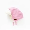 Juddlies Winter Hats Herringbone Pink - Small (0-3 Months)