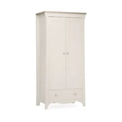 CuddleCo Clara 2 Door Double Wardrobe | Cashmere & Ash -Baby Products Store kmjhabeq52k