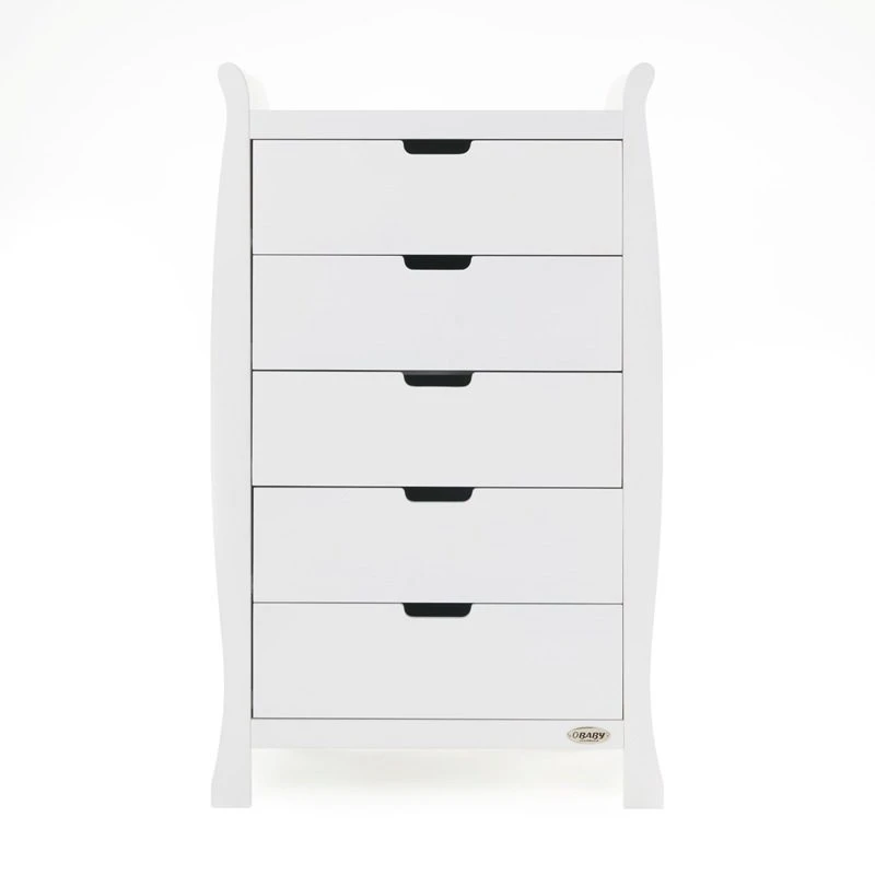 Obaby Stamford Mini Sleigh 5 Piece Room Set- White 3 Obaby Stamford Mini Sleigh 5 Piece Room Set- White - Image 3