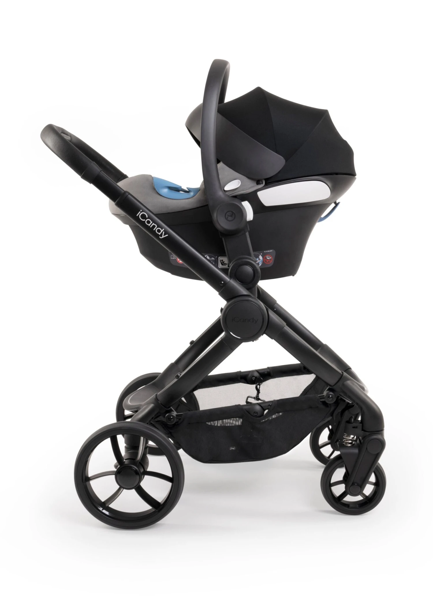 ICandy Peach 7 Pushchair & Maxi Cosi Pebble 360 PRO Travel System Bundle | Cookie On Black 4 ICandy Peach 7 Pushchair & Maxi Cosi Pebble 360 PRO Travel System Bundle | Cookie On Black - Image 4