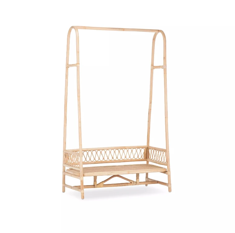 CuddleCo Aria Clothes Rail | Rattan 4 CuddleCo Aria Clothes Rail | Rattan - Image 4