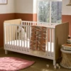 CuddleCo Rafi Cot Bed - Oak | White