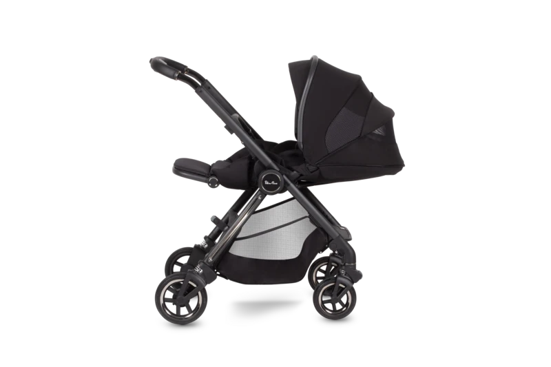 Silver Cross Dune Pushchair, Compact Carrycot & Dream I-Size Travel Pack - Space Black 10 Silver Cross Dune Pushchair, Compact Carrycot & Dream I-Size Travel Pack - Space Black - Image 10