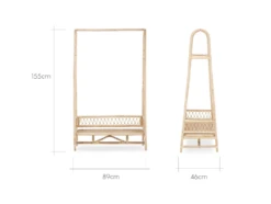 CuddleCo Aria Clothes Rail | Rattan 9 CuddleCo Aria Clothes Rail | Rattan -Baby Products Store lukzzzy4v30