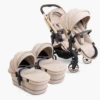 ICandy Peach 7 Twin Pushchair - Biscotti | Blonde Chassis