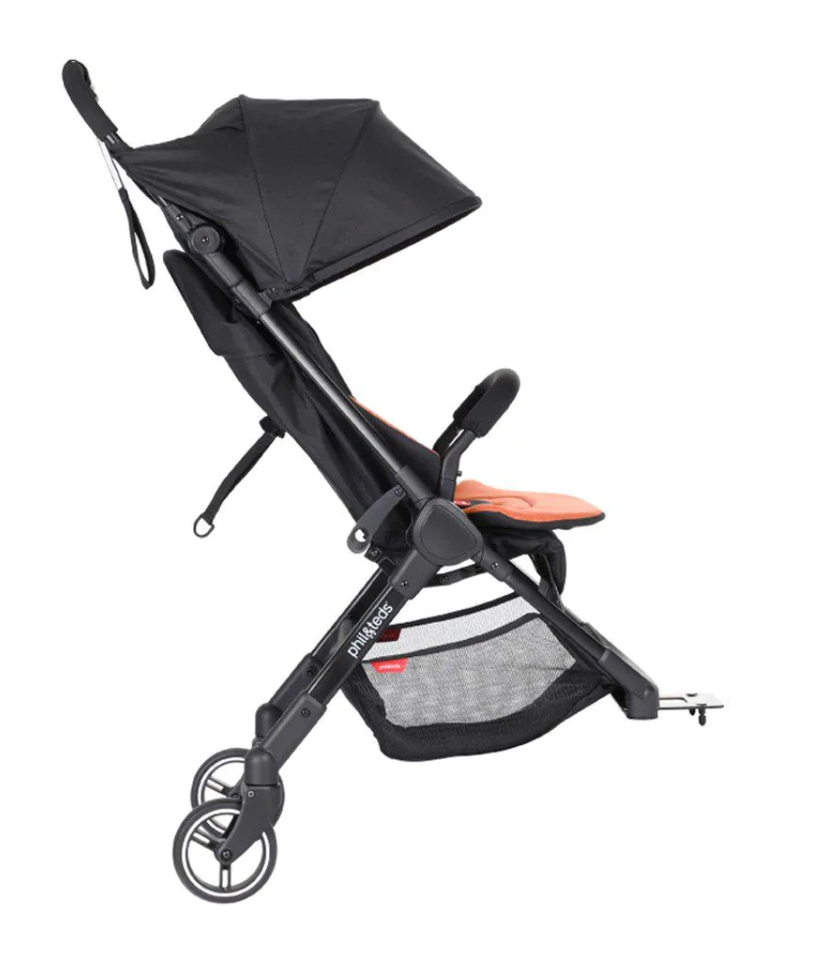 Phil & Teds Go Double Kit + Liner - Rust Orange 1 Phil & Teds Go Double Kit + Liner - Rust Orange