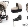 Oyster 3 Essential 5 Piece Capsule Travel System | Crème Brulee (Champagne Chassis)