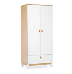 CuddleCo Rafi Wardrobe - Oak | White -Baby Products Store me1vwhbiad3
