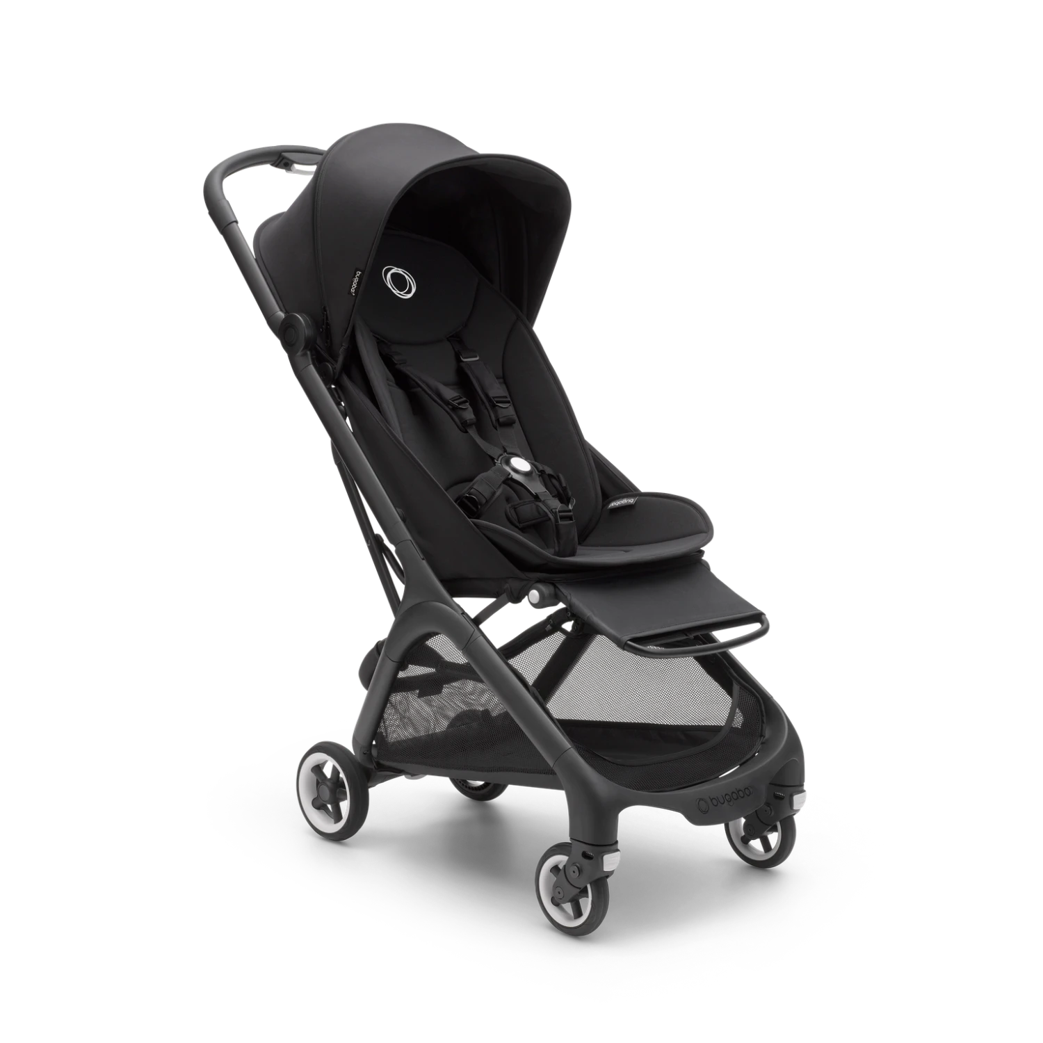 Bugaboo Butterfly Compact Stroller & Turtle Air 360 Travel System - Midnight Black 2 Bugaboo Butterfly Compact Stroller & Turtle Air 360 Travel System - Midnight Black - Image 2