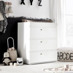 Silver Cross Finchley Cot Bed & Dresser - White -Baby Products Store mrypnimlxkq