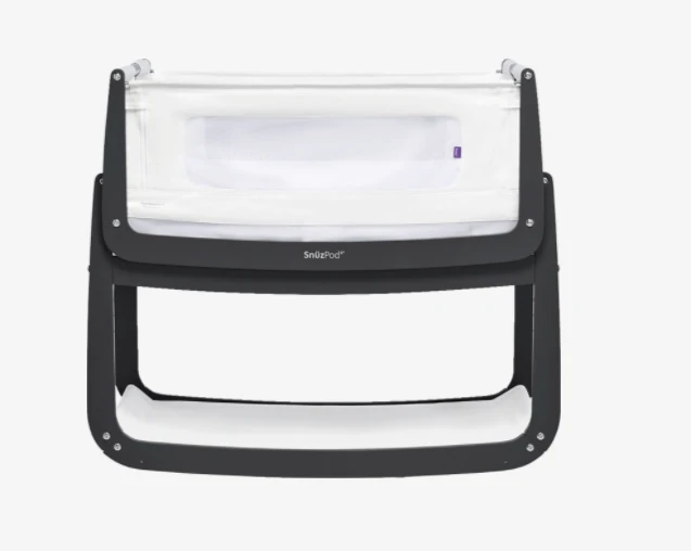 SnuzPod4 Bedside Crib - Slate 1 SnuzPod4 Bedside Crib - Slate