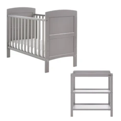 Obaby Grace Mini 2 Piece Room Set- Taupe Grey