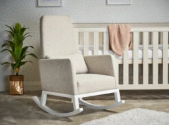 Obaby High Back Rocking Chair - White And Oatmeal -Baby Products Store o3xk4dnxznz