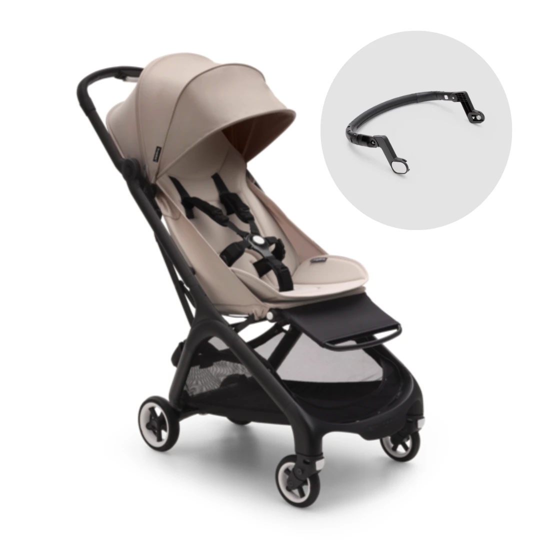 Bugaboo Butterfly Compact Stroller & Bumper Bar - Desert Taupe 1 Bugaboo Butterfly Compact Stroller & Bumper Bar - Desert Taupe