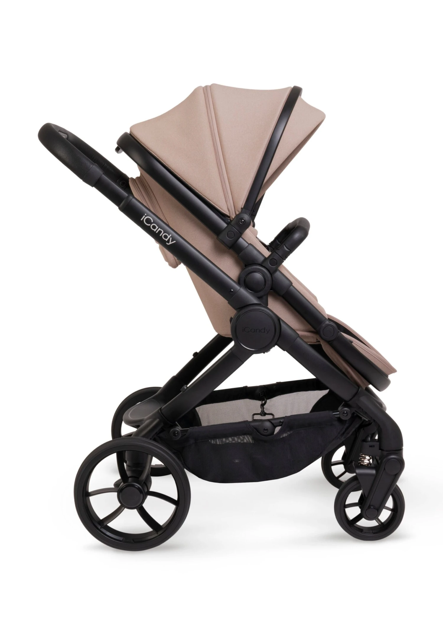 ICandy Peach 7 Pushchair & Carrycot Complete Car Seat Bundle | Cookie On Black 5 ICandy Peach 7 Pushchair & Carrycot Complete Car Seat Bundle | Cookie On Black - Image 5