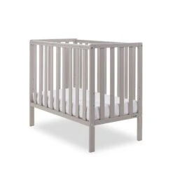 Obaby Bantam Space Saver Cot - Warm Grey