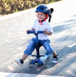 Micro Scooter 3 In 1 Push Along Scooter | Blue -Baby Products Store omypuwgtk2t