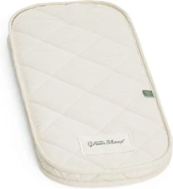 The Little Green Sheep Natural Moses Basket Mattress | 28x74 Cm