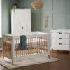 Obaby Maya 3 Piece Room Set | White With Natural