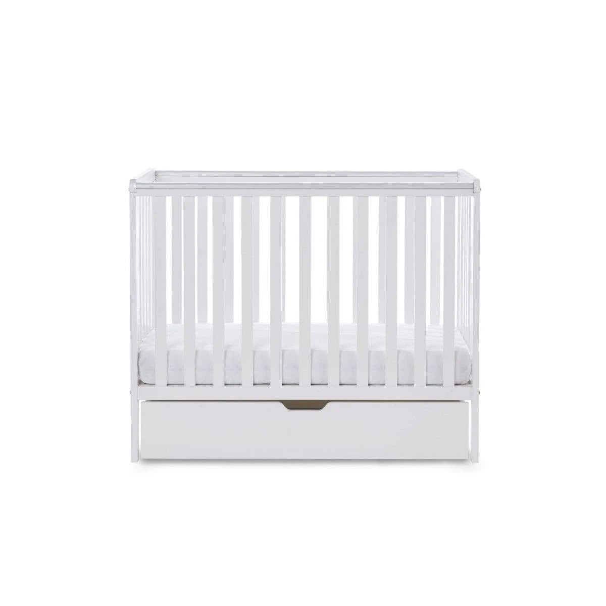 Obaby Bantam Cot & Under Drawer- White 2 Obaby Bantam Cot & Under Drawer- White - Image 2
