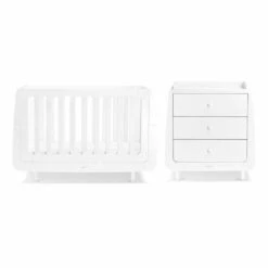 SnuzKot Mode 2 Piece Nursery Furniture Set - White