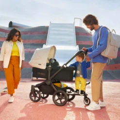 Bugaboo Donkey 5 Duo Pushchair & Carrycot - Black / Grey Melange / Misty White -Baby Products Store owb0wdmit25