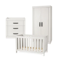 Silver Cross Alnmouth 3 Piece Nursery Furniture Set With Premium Mattress -Baby Products Store oy2cxbug1dn