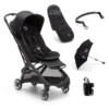 Bugaboo Butterfly Compact Stroller & Accessories Bundle - Midnight Black