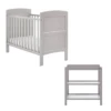 Obaby Grace Mini 2 Piece Room Set- Warm Grey